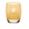 Contour Satin Gold Glass Votive 7.6 x 9.5cm (3 x 3 3/4") - Pack 12