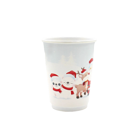 Ho Ho Ho White Christmas Cup 12oz Left Side