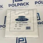 Pluto Vest Carrier Bag 10x15x18 2000pk 9mu
