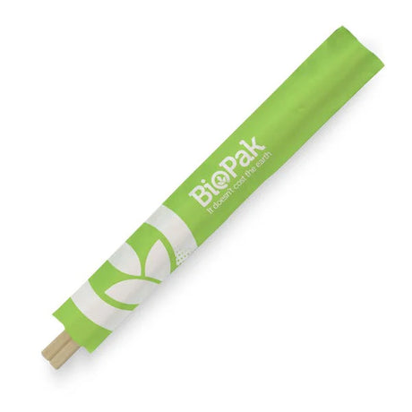 Green Biopak product with a white background