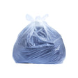 White plastic bag on a white background