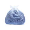 White plastic bag on a white background