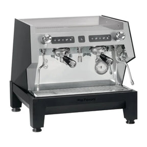 La Pavoni espresso machine on a white background