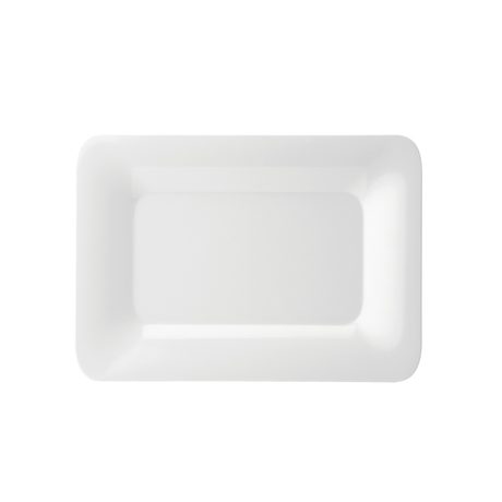 Melamine Rectangular Rimmed Plate 14 x 10"