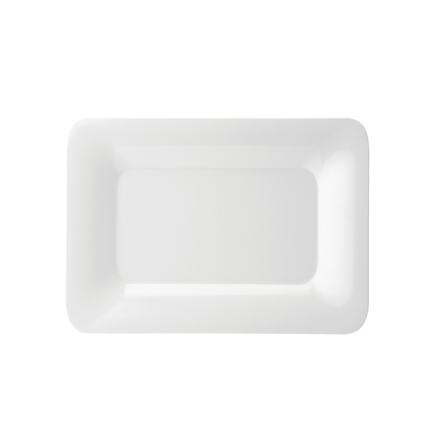 Melamine Rectangular Rimmed Plate 14 x 10"