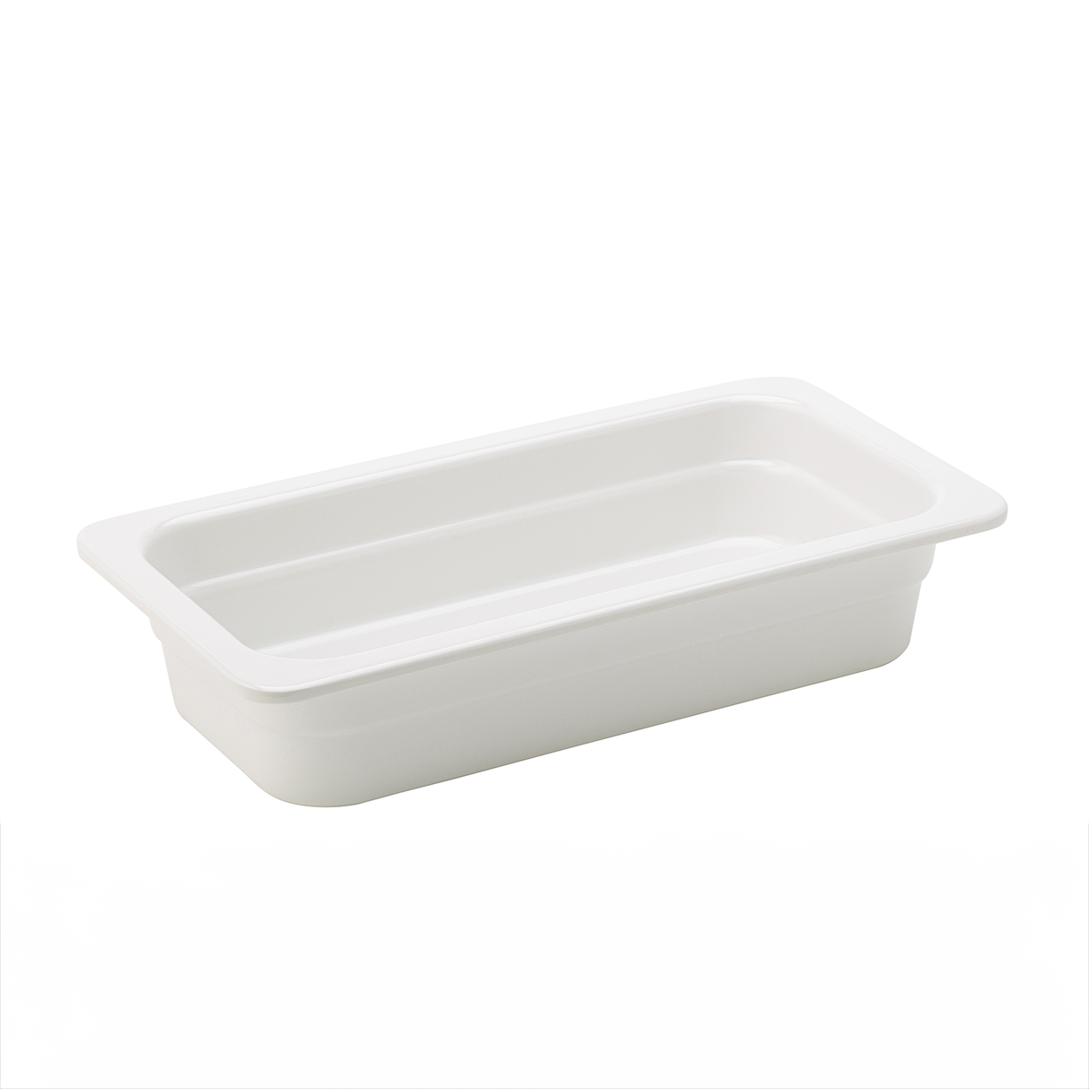 Melamine White GN 1/3 - 2.5" (6.5cm)  Deep