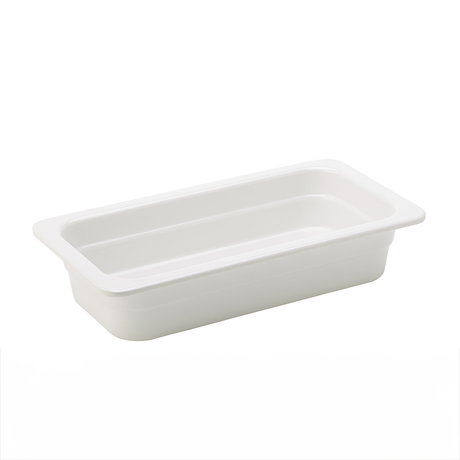 Melamine White GN 1/3 - 2.5" (6.5cm)  Deep