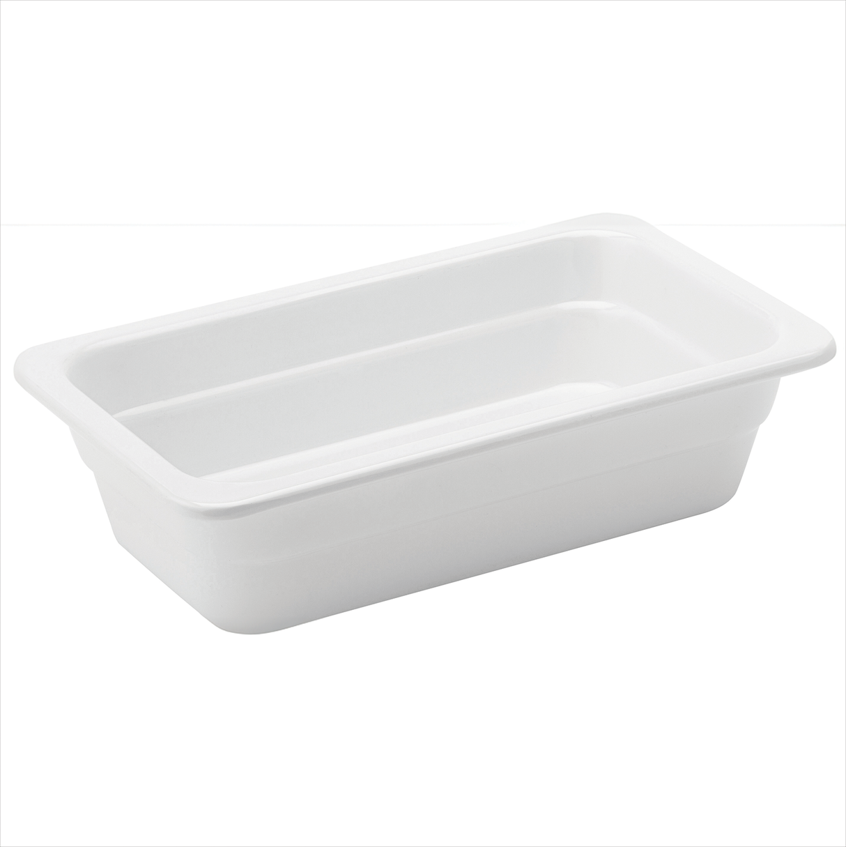 Melamine White GN 1/4 - 2.5" (6.5cm) Deep