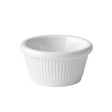 Fluted White Ramekin 2oz (6cl)