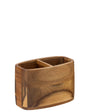 Acacia 2 Compartment Table Caddy - Pack 2
