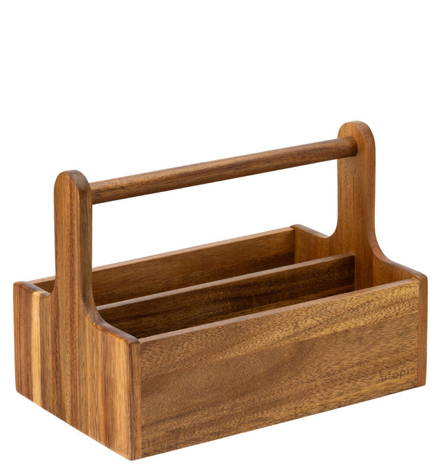 Large Wooden Table Caddy - Pack 2