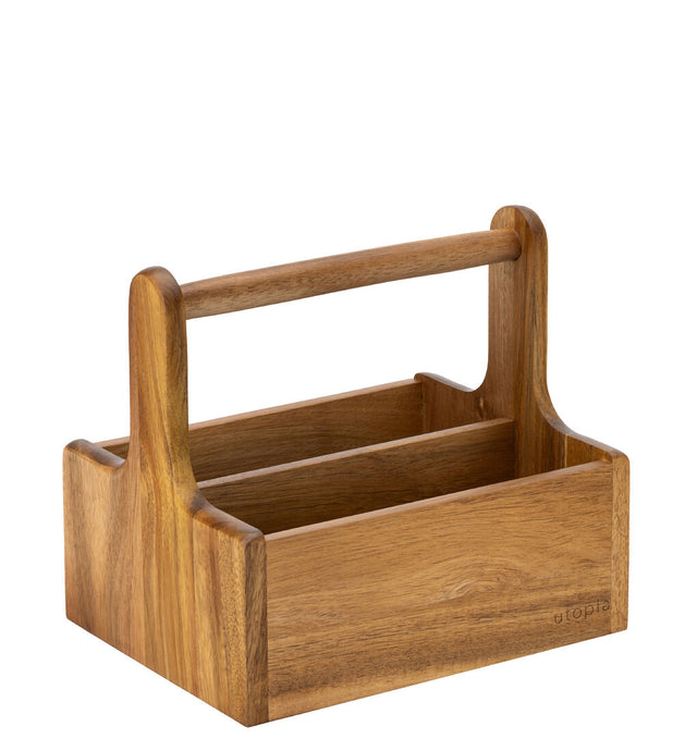 Medium Wooden Table Caddy - Pack 2