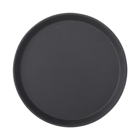 Black Non Slip Tray Round 16" (40.5cm)