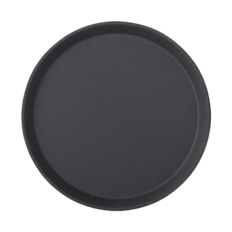 Black Non Slip Tray Round 16" (40.5cm)