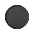 Black Non Slip Tray Round 11" (28cm)