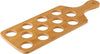 Bamboo Shot Paddle - To hold 12 Shots 16 x 6" - Pack 6