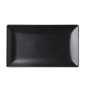 Noir Rectangular Black Plate 10 x 5.75"