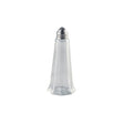 Glass Lighthouse Pepper Shaker Silver Top