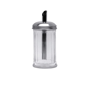 Sugar Pourer Clear Glass Base S/ St. Tube Top