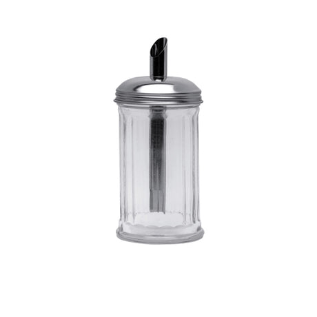 Sugar Pourer Clear Glass Base S/ St. Tube Top