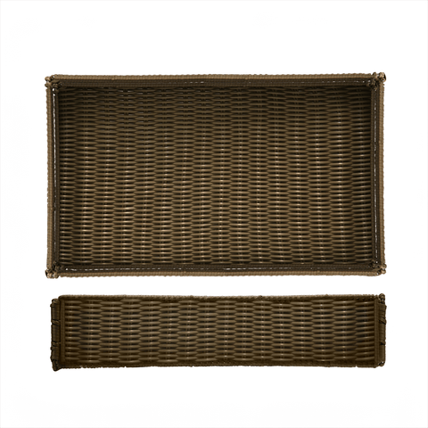 Foldable Polywicker GN1/1 Basket 53 x 32.5 x 10cm