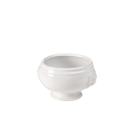 Genware Porcelain Lion Head Soup Bowl 40cl/ 14oz