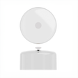 Clear PC Dome Lid With White Handle 26.5 x 16.2cm