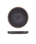 GenWare Kava Black Stoneware Presentation Plate 18cm