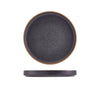 GenWare Kava Black Stoneware Presentation Plate 20cm