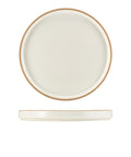 GenWare Kava White Stoneware Presentation Plate 25cm