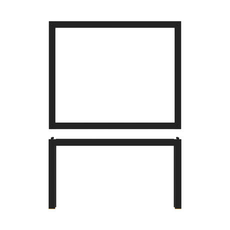 Black Luxor Metal GN1/2 Riser 32.5 x 26.5 x 17cm