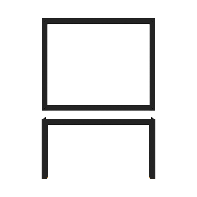 Black Luxor Metal GN1/2 Riser 32.5 x 26.5 x 17cm