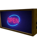 Light Box Open Neon Sign