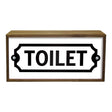 Light Box Toilet Sign
