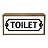 Light Box Toilet Sign