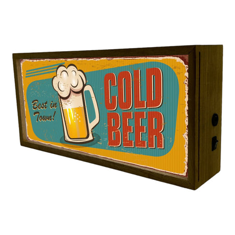 Light Box Home Cold Beer Best In Town