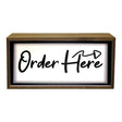 Light Box Order Here Sign