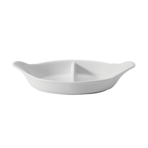 Titan Oval Eared Divided Dishes 11" (28cm)