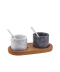 Marble Salt & Pepper Pot Set