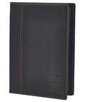 Contemporary A5 Menu Holder Black 4 Pages