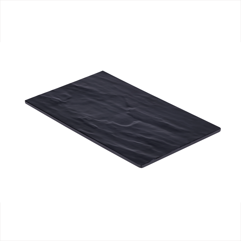 Slate Melamine Platter GN 1/4 26.5X16cm