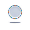 GenWare Melamine Coloured Circles Plate 16cm/ 6.25"