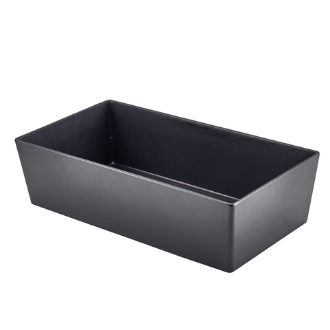 GenWare Matt Black Melamine Buffet Box GN1/3