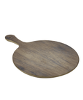 Wood Effect Melamine Paddle Board Round 17"