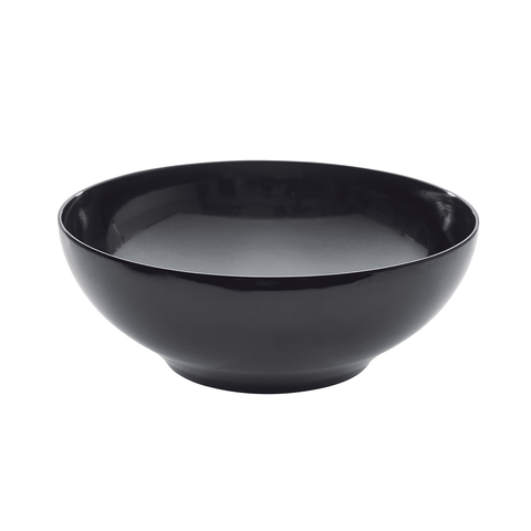 Black Melamine Round Buffet Bowl 25.7cm