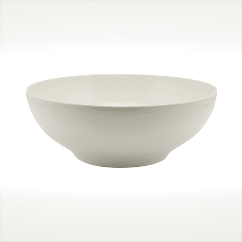 White Melamine Round Buffet Bowl 25.7cm