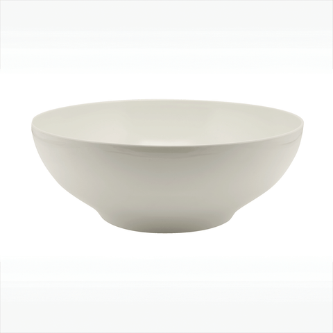 White Melamine Round Buffet Bowl 35.5cm