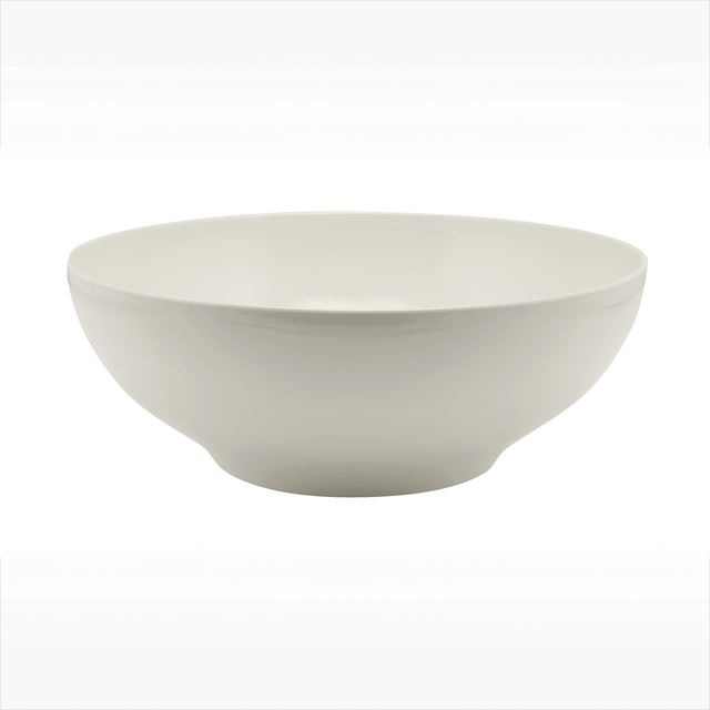 White Melamine Round Buffet Bowl 35.5cm