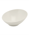 White Melamine Slanted Buffet Bowl 30X29X13cm