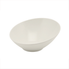 White Melamine Slanted Buffet Bowl 30X29X13cm